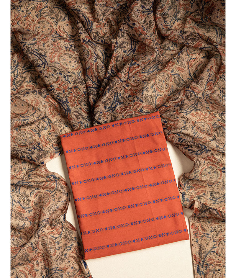 COTTON HANDLOOM 2 PIECE SUIT SET