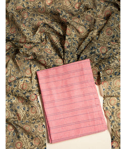 COTTON HANDLOOM 2 PIECE SUIT SET