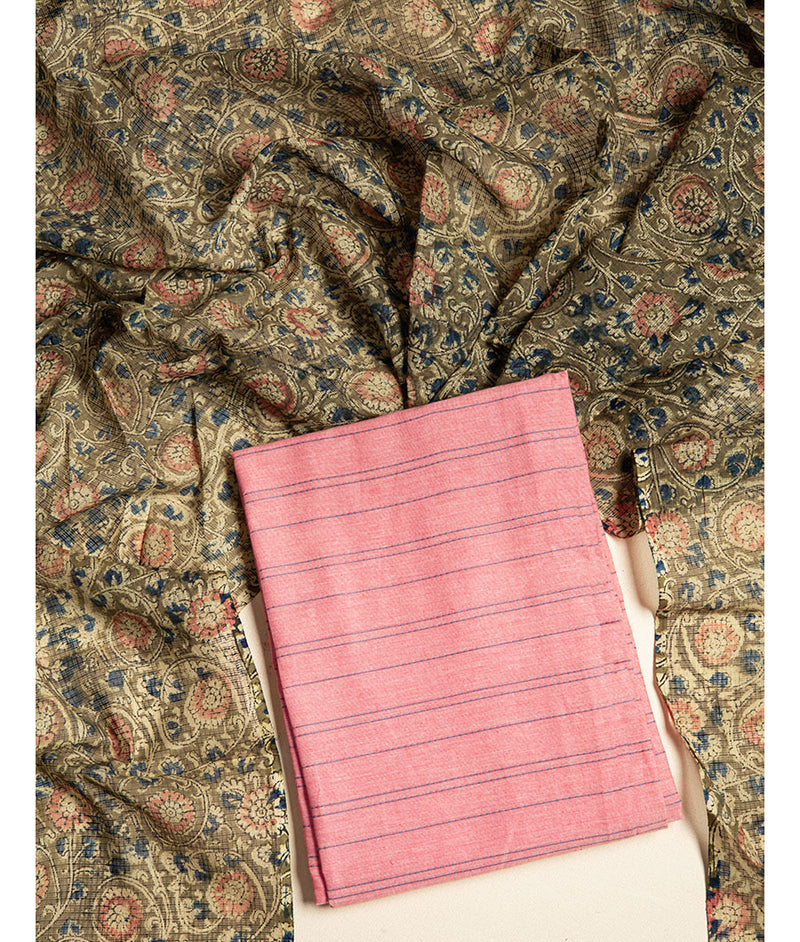 COTTON HANDLOOM 2 PIECE SUIT SET