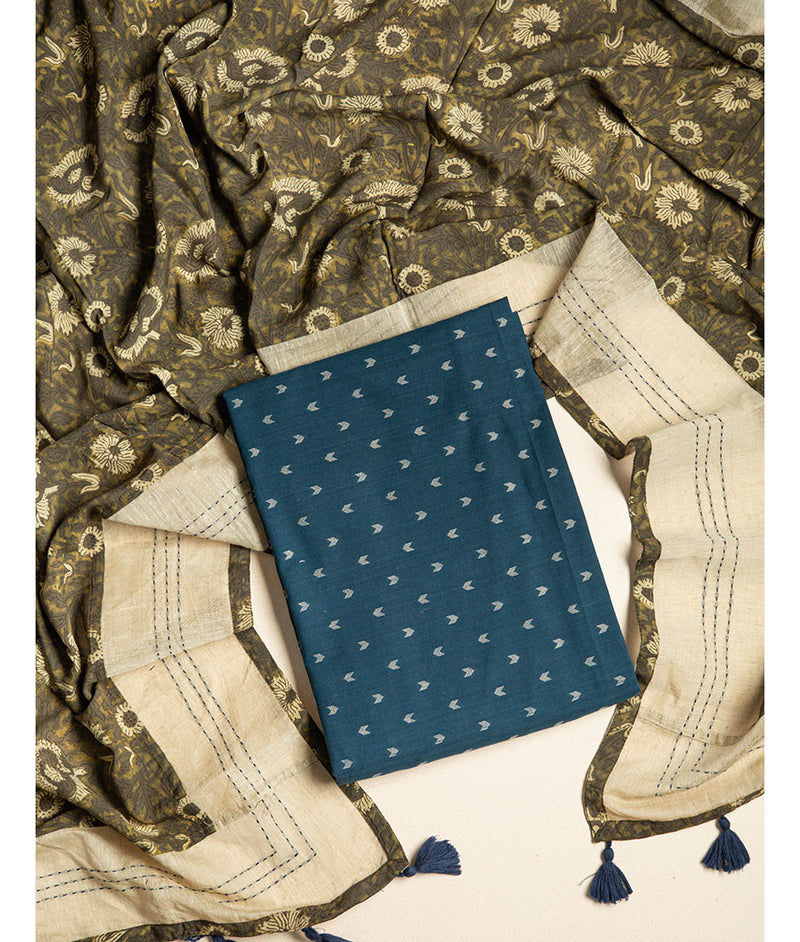 COTTON HANDLOOM 2 PIECE SUIT SET