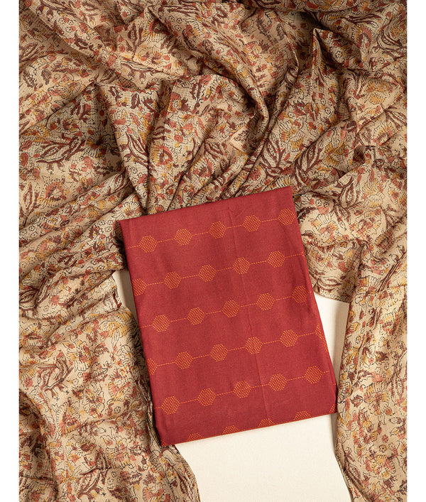 COTTON HANDLOOM 2 PIECE SUIT SET