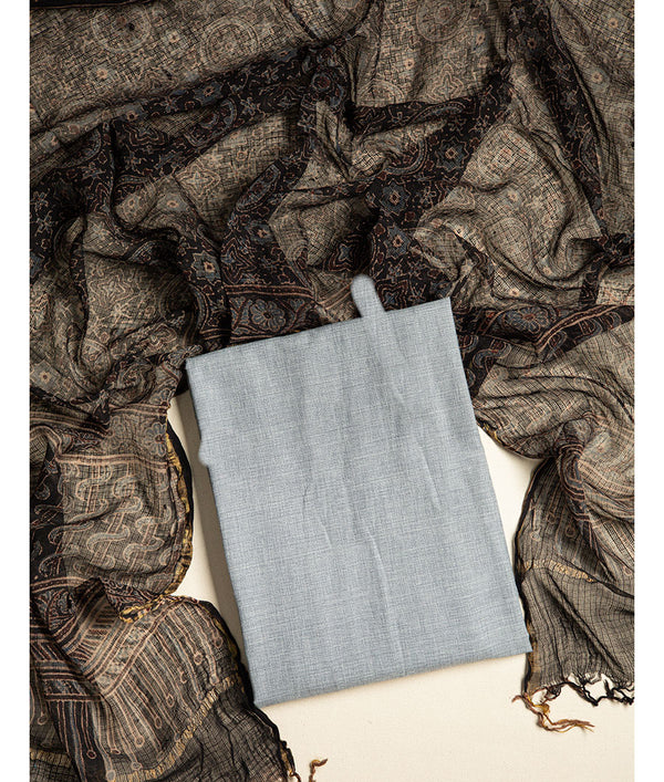 COTTON HANDLOOM 2 PIECE SUIT SET