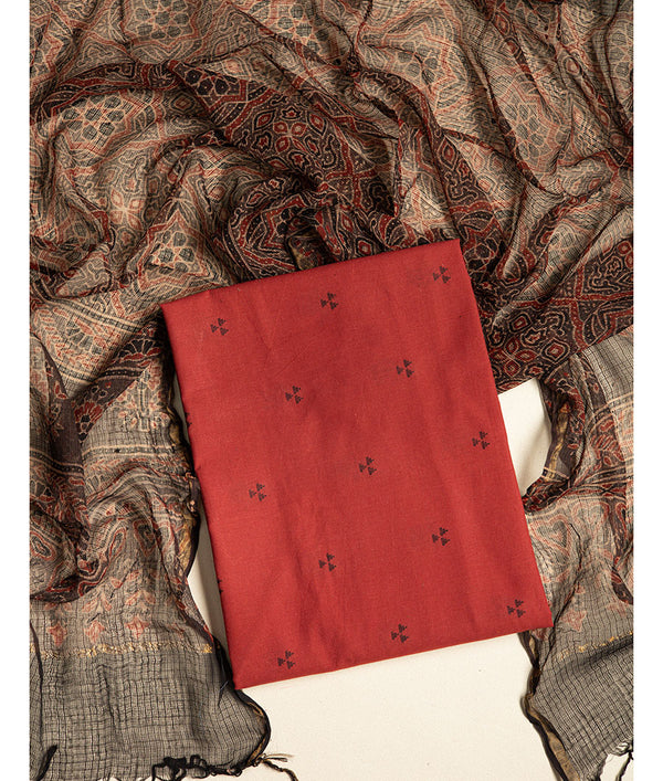 COTTON HANDLOOM 2 PIECE SUIT SET