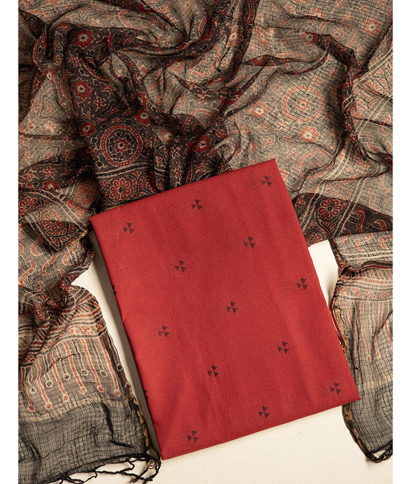 COTTON HANDLOOM 2 PIECE SUIT SET