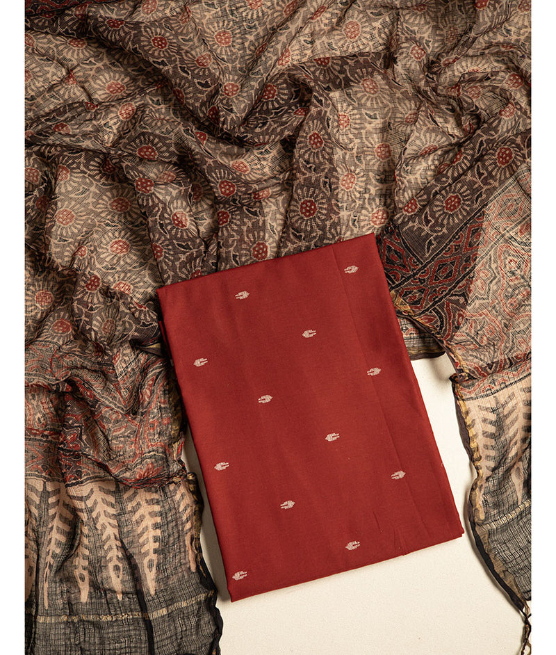 COTTON HANDLOOM 2 PIECE SUIT SET