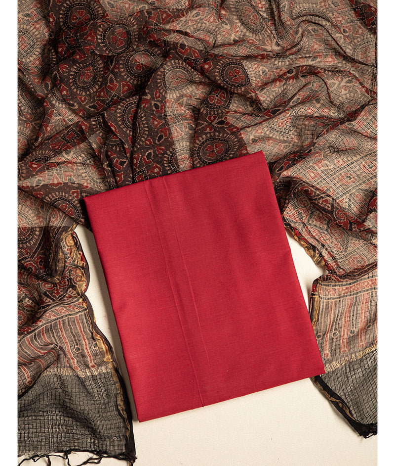 COTTON HANDLOOM 2 PIECE SUIT SET