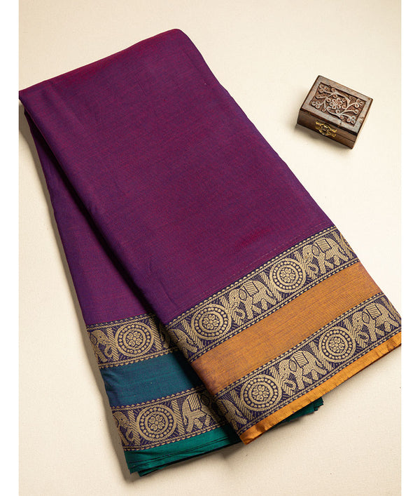 HANDLOOM NARAYANPET BORDER FABRIC