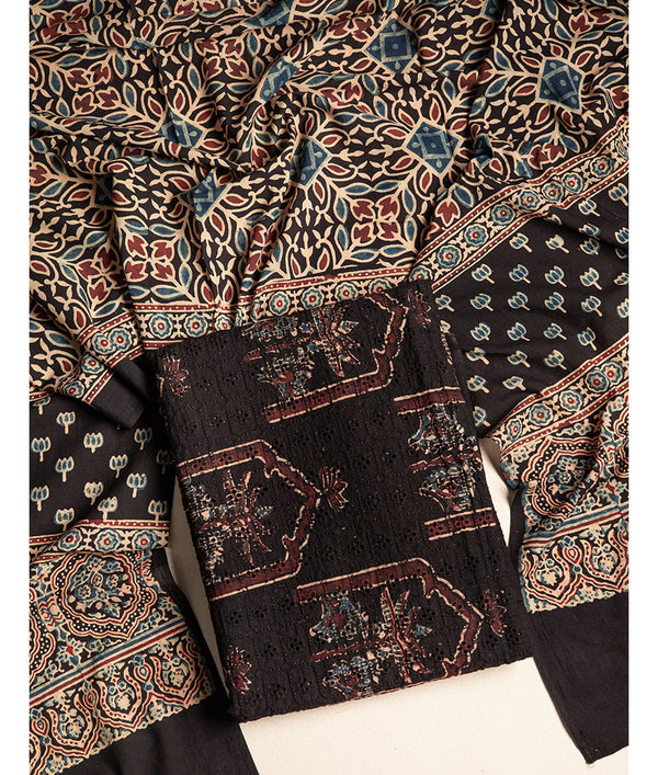 COTTON AJRAKH 2 PIECE SUIT SET