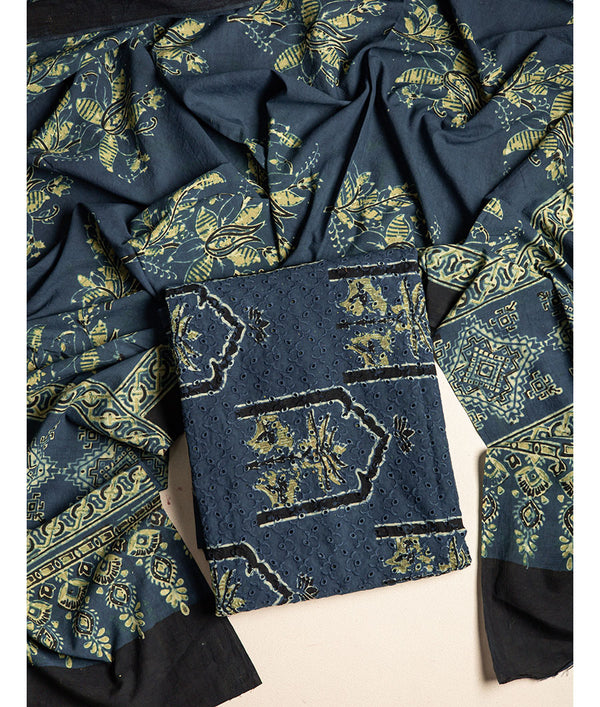 COTTON AJRAKH 2 PIECE SUIT SET