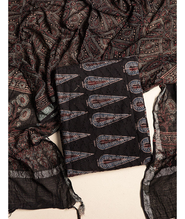 COTTON AJRAKH 2 PIECE SUIT SET