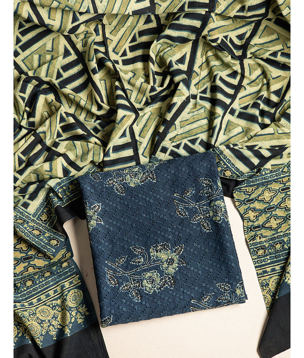 COTTON AJRAKH 2 PIECE SUIT SET