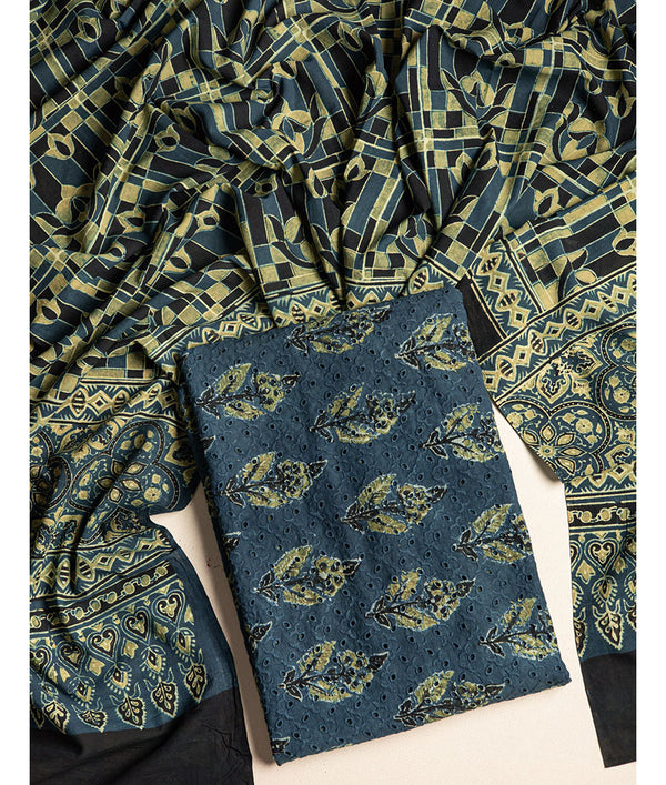 COTTON AJRAKH 2 PIECE SUIT SET