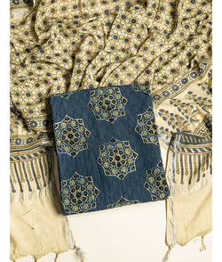 COTTON AJRAKH 2 PIECE SUIT SET