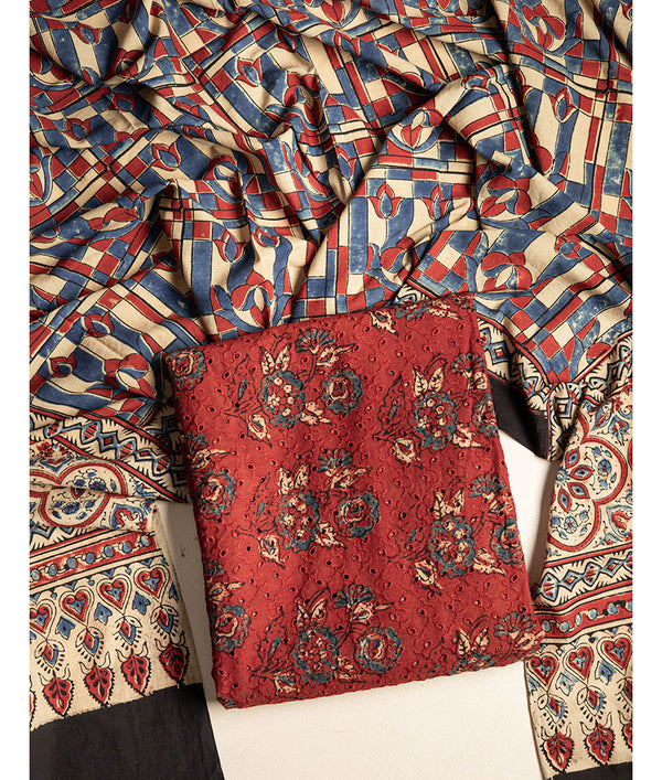 COTTON AJRAKH 2 PIECE SUIT SET