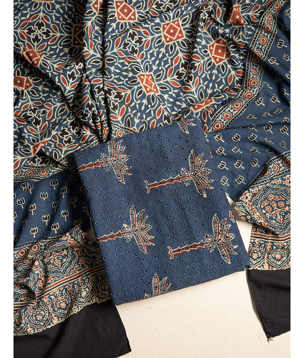 COTTON AJRAKH 2 PIECE SUIT SET
