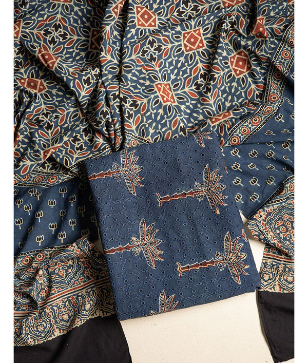 COTTON AJRAKH 2 PIECE SUIT SET