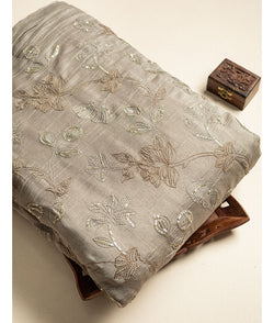 PURE MALAI CHANDERI FABRIC