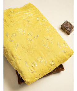 PURE MALAI CHANDERI FABRIC