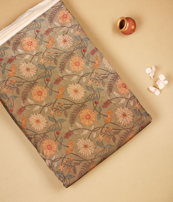 Velvet Printed Fabric