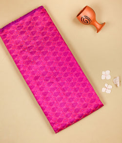 Pure Raw Silk Ikat Fabric